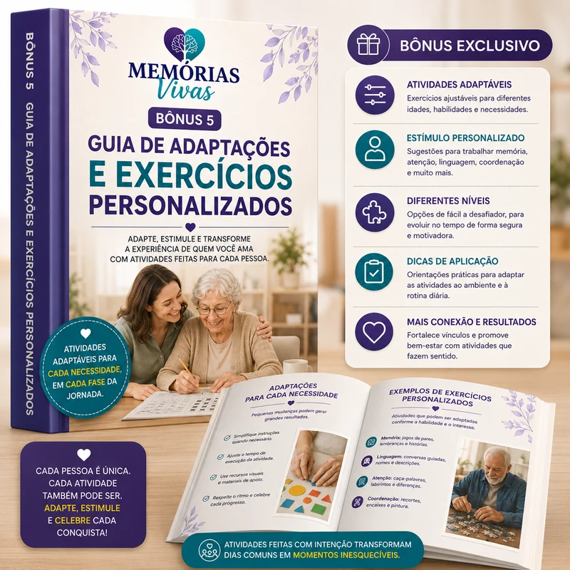 Capa do bônus 5: 100 Jogos Cognitivos para Imprimir
